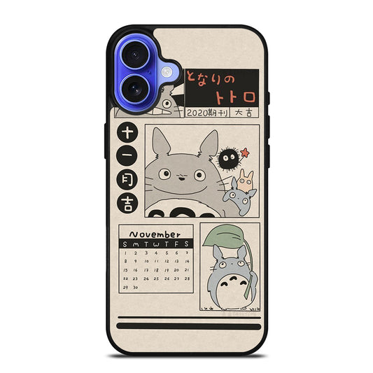 TOTORO CUTE iPhone 16 Case Cover