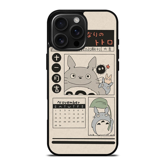 TOTORO CUTE iPhone 16 Pro Max Case Cover