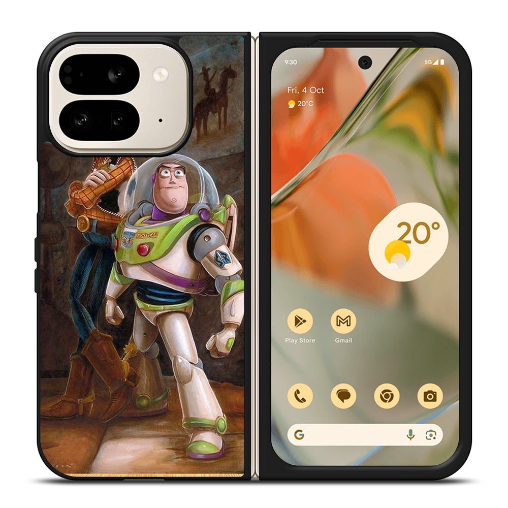TOY STORY WOODY BUZZ ART Google Pixel 9 Pro Fold Case Cover