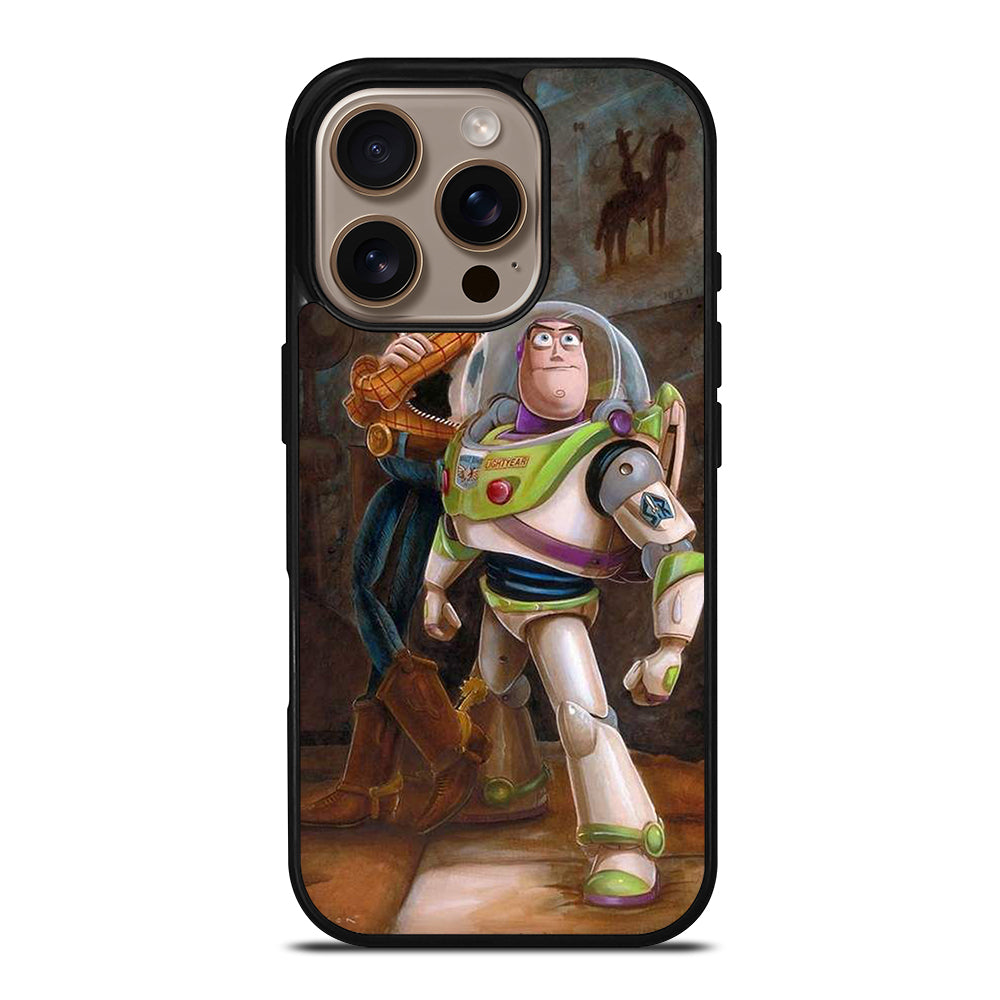 TOY STORY WOODY BUZZ ART iPhone 16 Pro Case Cover