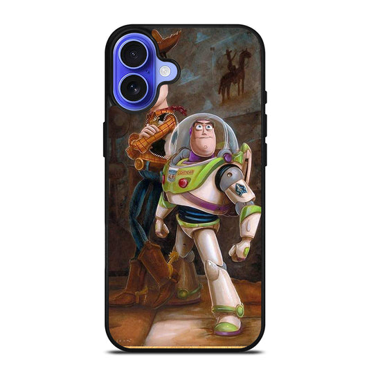 TOY STORY WOODY BUZZ ART iPhone 16 Case Cover