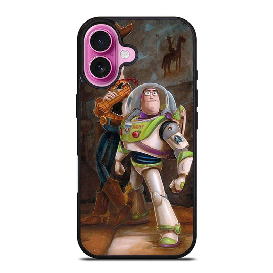 TOY STORY WOODY BUZZ ART iPhone 16 Plus Case Cover