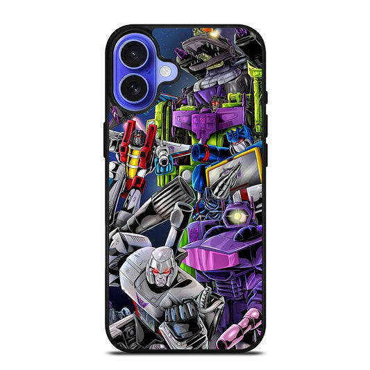 TRANSFORMERS DECEPTICONS CARTOON iPhone 16 Case Cover