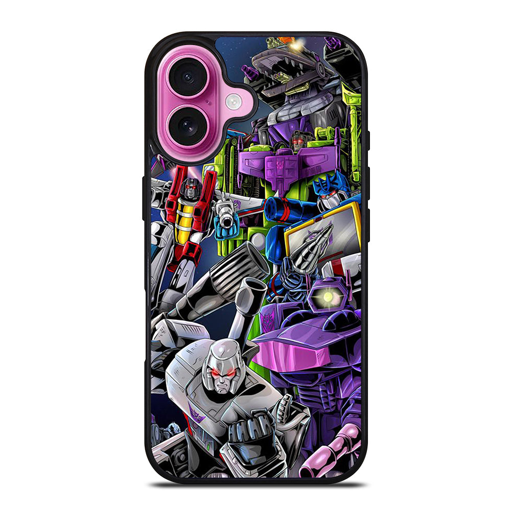 TRANSFORMERS DECEPTICONS CARTOON iPhone 16 Plus Case Cover