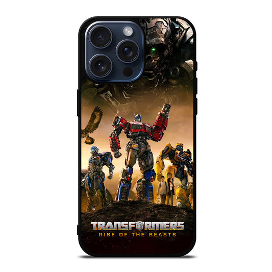 TRANSFORMERS RISE OF THE BEASTS POSTER iPhone 15 Pro Max Case Cover