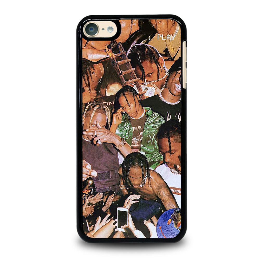 TRAVIS SCOTT AMERICAN RAPPER COLLAGE iPod Touch 6 Case Cover