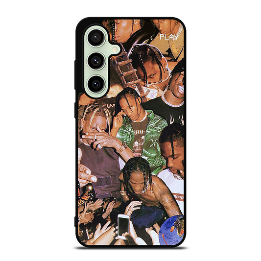 TRAVIS SCOTT AMERICAN RAPPER COLLAGE Samsung Galaxy S24 FE Case Cover