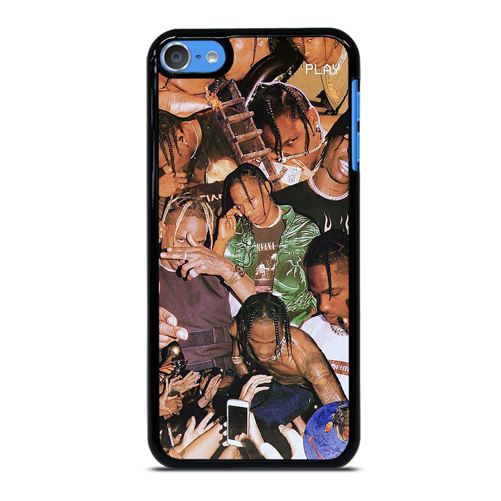 TRAVIS SCOTT AMERICAN RAPPER COLLAGE iPod Touch 7 Case Cover