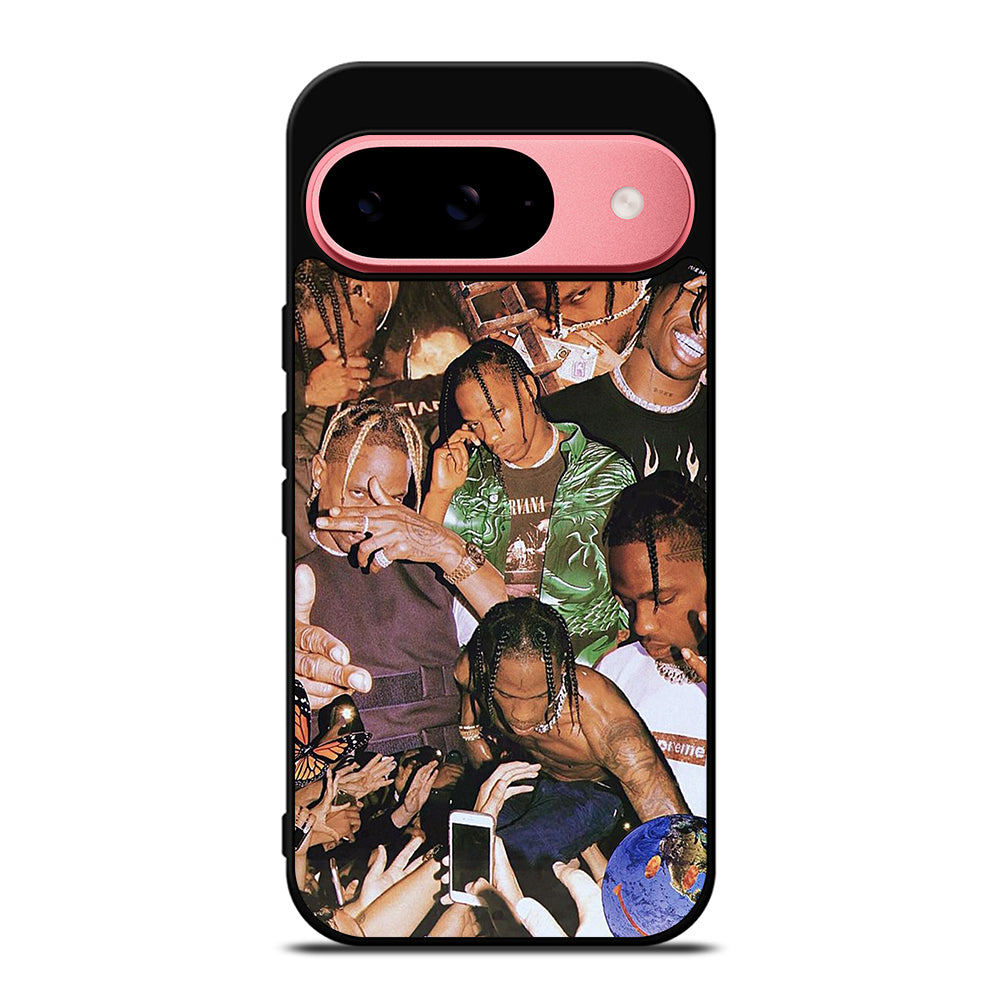 TRAVIS SCOTT AMERICAN RAPPER COLLAGE Google Pixel 9 Case Cover