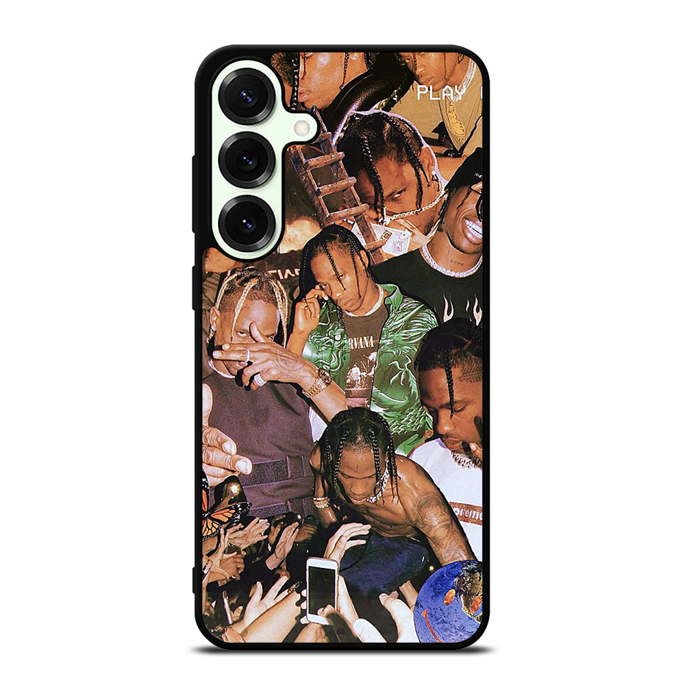 TRAVIS SCOTT AMERICAN RAPPER COLLAGE Samsung Galaxy S25 Plus Case Cover