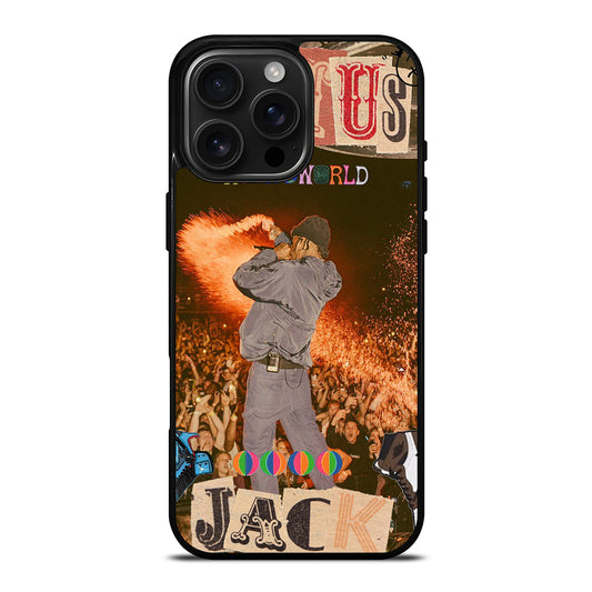 TRAVIS SCOTT RAPPER SHOW iPhone 16 Pro Max Case Cover
