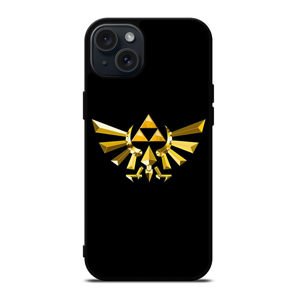 TRIFORCE LEGEND OF ZELDA LOGO 1 iPhone 15 Plus Case Cover