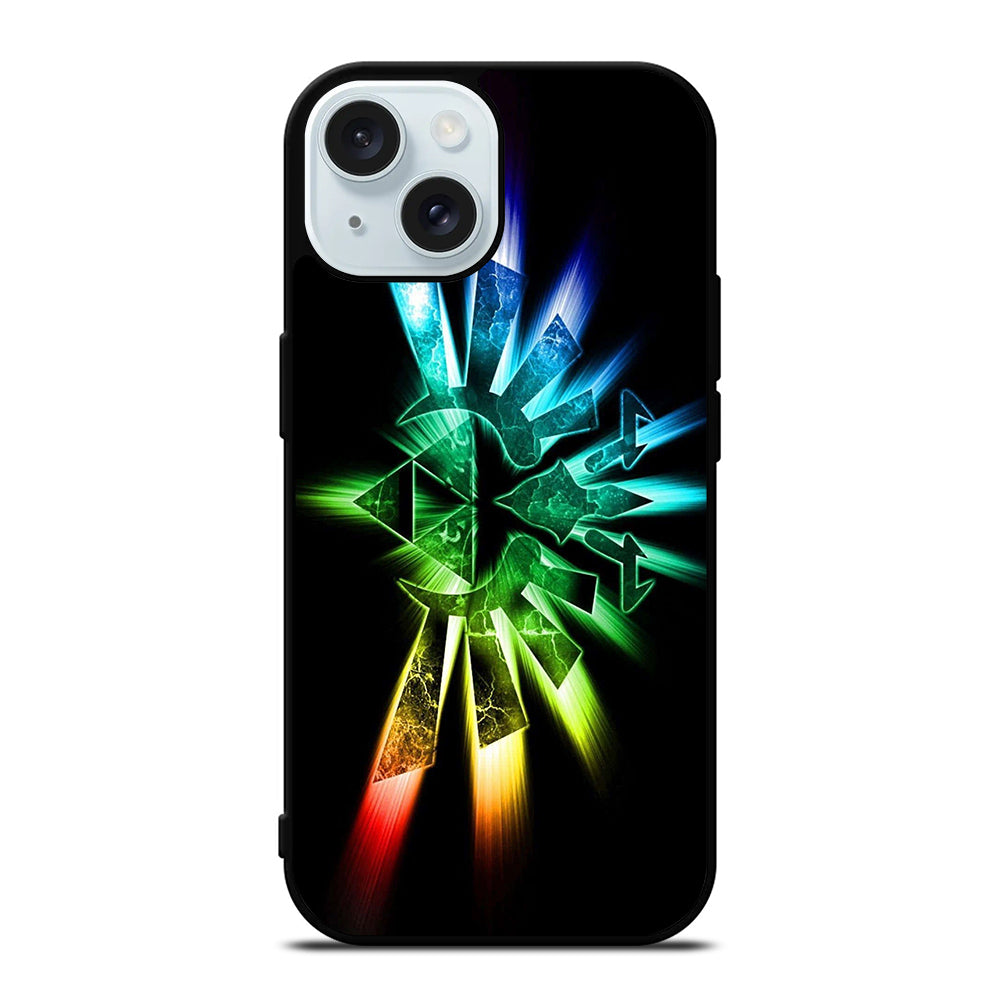 TRIFORCE LEGEND OF ZELDA LOGO 2 iPhone 15 Case Cover