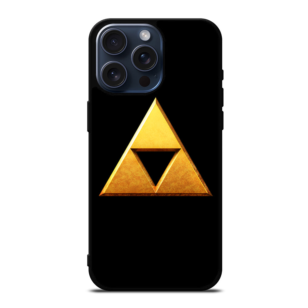 TRIFORCE LEGEND OF ZELDA LOGO 3 iPhone 15 Pro Max Case Cover