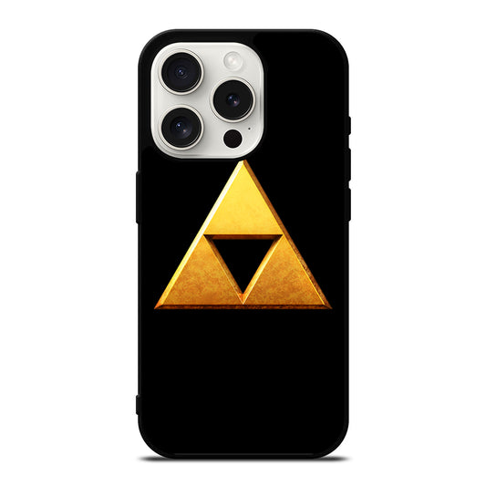 TRIFORCE LEGEND OF ZELDA LOGO 3 iPhone 15 Pro Case Cover