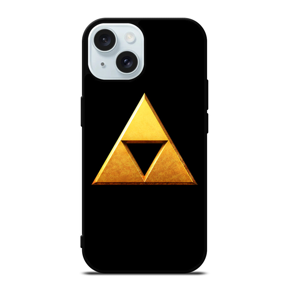 TRIFORCE LEGEND OF ZELDA LOGO 3 iPhone 15 Case Cover