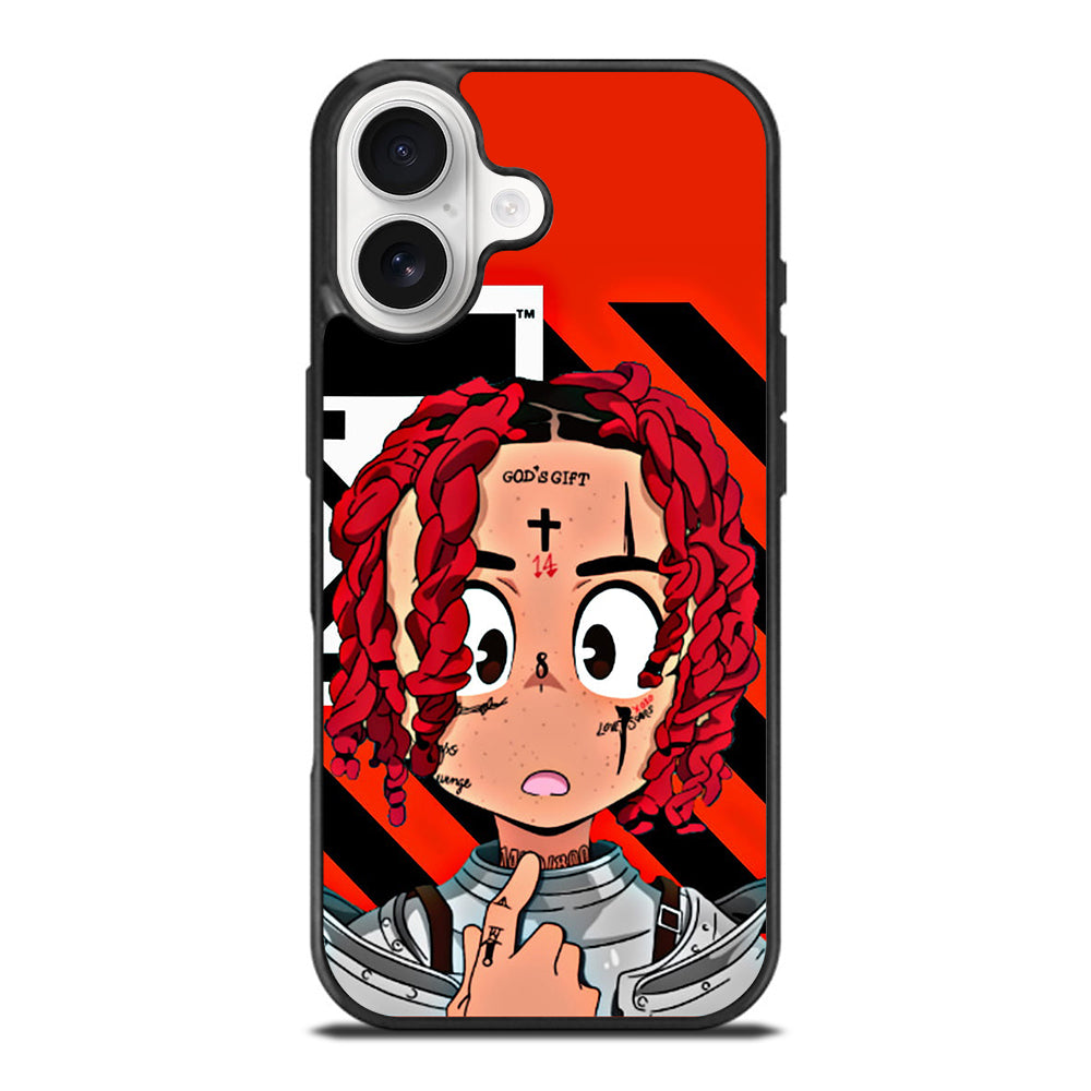 TRIPPIE REDD RAPPER CARTOON iPhone 17 Case Cover