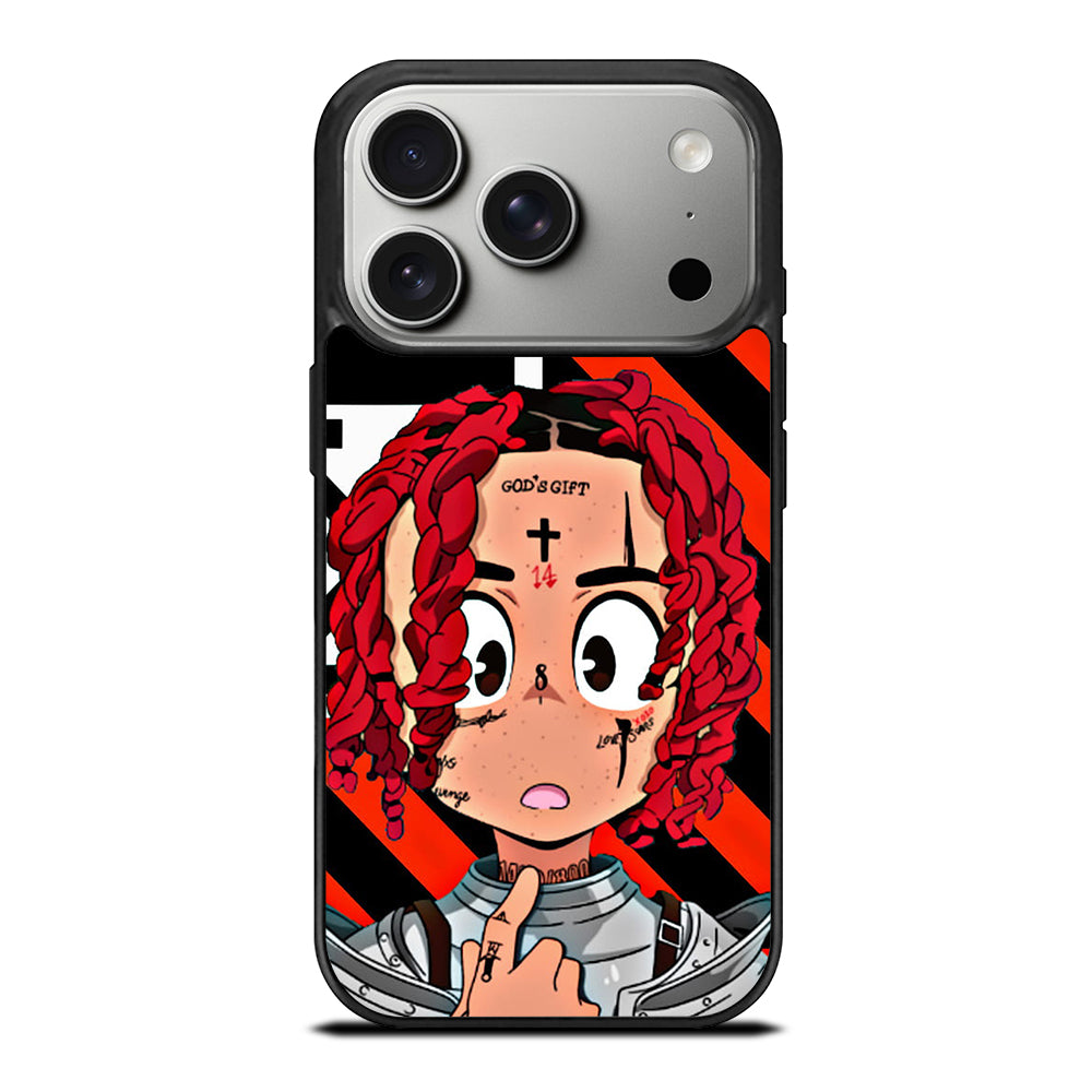 TRIPPIE REDD RAPPER CARTOON iPhone 17 Pro Case Cover