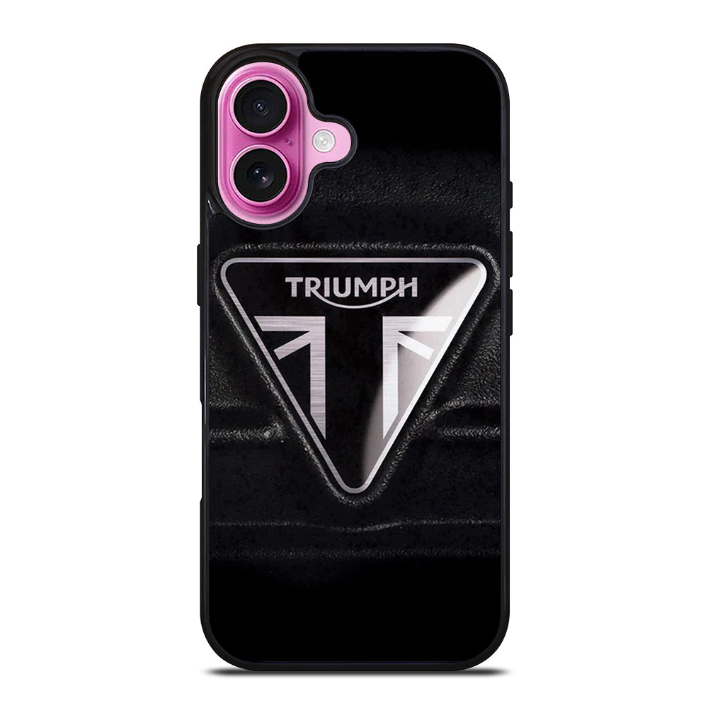 TRIUMPH MOTORCYCLE EMBLEM 2 iPhone 16 Plus Case Cover