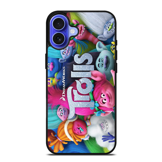 TROLLS CARTOON ALL CHARACTER iPhone 16 Case Cover