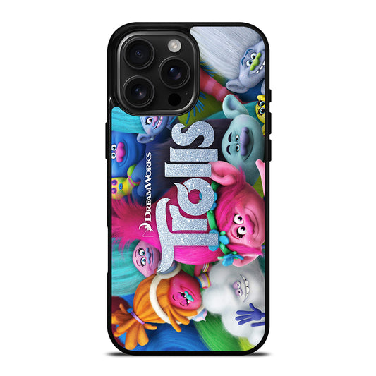 TROLLS CARTOON ALL CHARACTER iPhone 16 Pro Max Case Cover