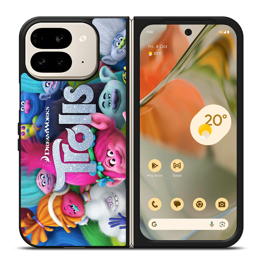 TROLLS CARTOON ALL CHARACTER Google Pixel 9 Pro Fold Case Cover