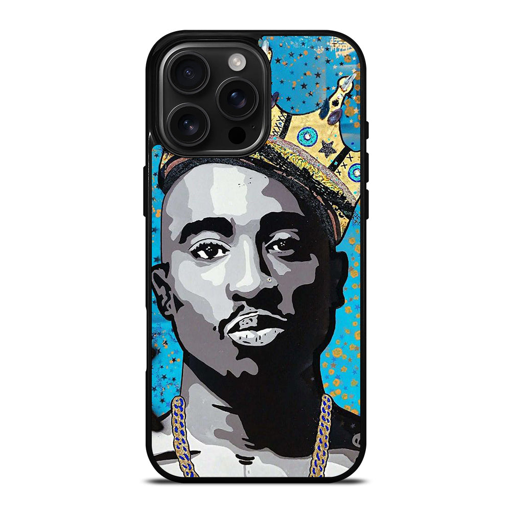 TUPAC RAPPER ART iPhone 16 Pro Max Case Cover