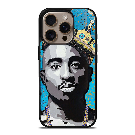 TUPAC RAPPER ART iPhone 16 Pro Case Cover