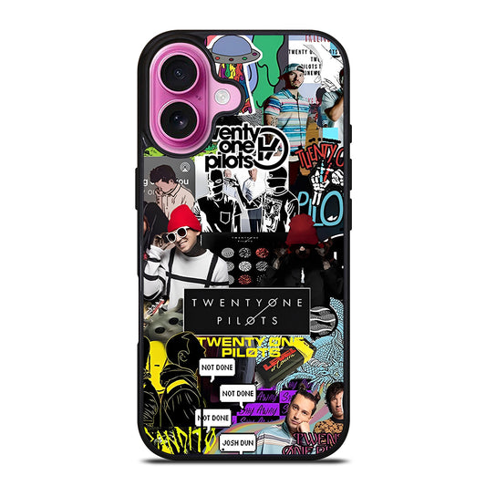 TWENTY ONE PILOTS COLLAGE iPhone 16 Plus Case Cover