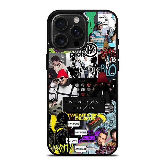 TWENTY ONE PILOTS COLLAGE iPhone 16 Pro Max Case Cover