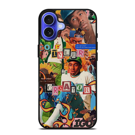 TYLER THE CREATOR RAPPER COLLAGE iPhone 16 Case Cover