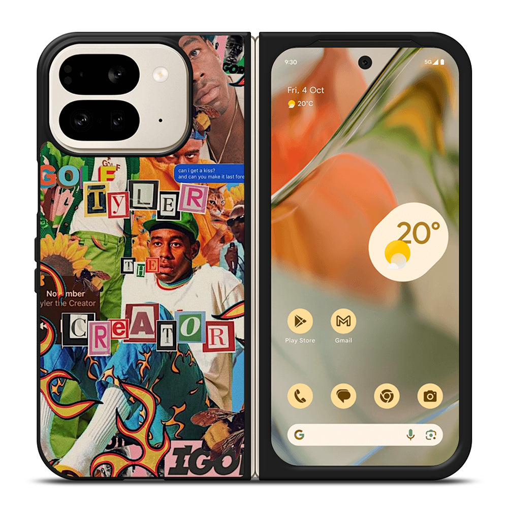 TYLER THE CREATOR RAPPER COLLAGE Google Pixel 9 Pro Fold Case Cover