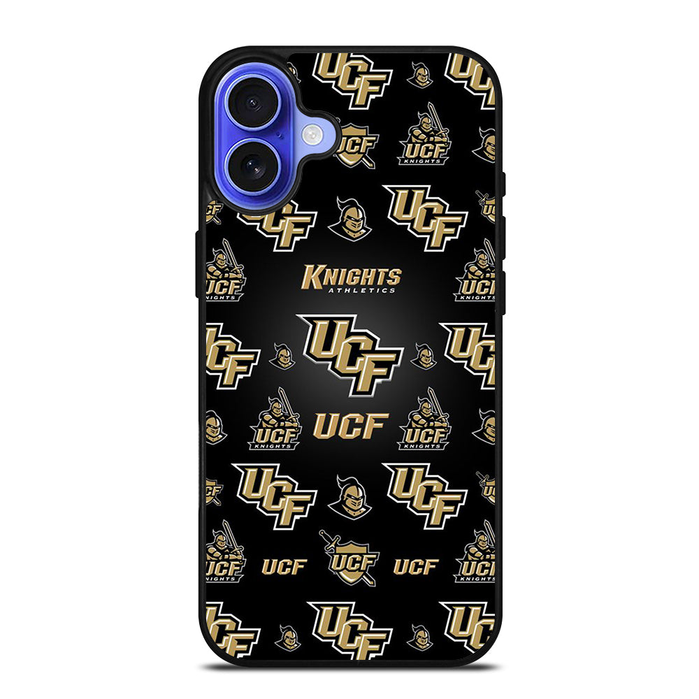 UCF KNIGHTS LOGO PATTERN iPhone 16 Case Cover