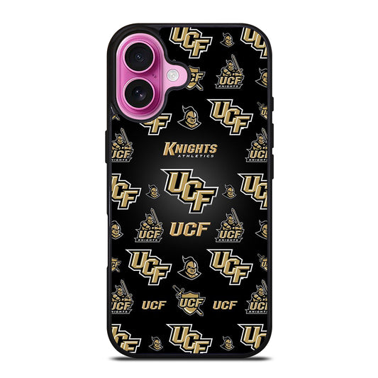 UCF KNIGHTS LOGO PATTERN iPhone 16 Plus Case Cover