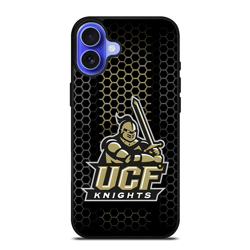 UCF KNIGHTS METAL LOGO iPhone 16 Case Cover