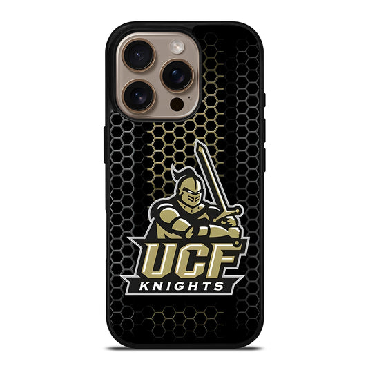 UCF KNIGHTS METAL LOGO iPhone 16 Pro Case Cover