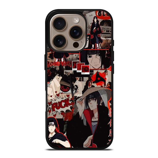 UCHIHA ITACHI NARUTO ANIME COLLAGE iPhone 16 Pro Case Cover