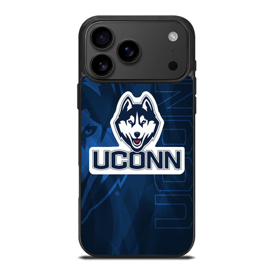 UCONN HUSKIES BASKETBALL LOGO LOGO 3 iPhone 17 Pro Max Case Cover