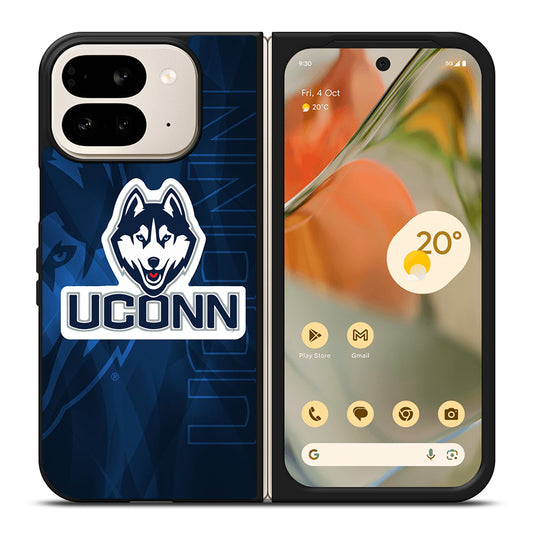 UCONN HUSKIES BASKETBALL LOGO LOGO 3 Google Pixel 9 Pro Fold Case Cover