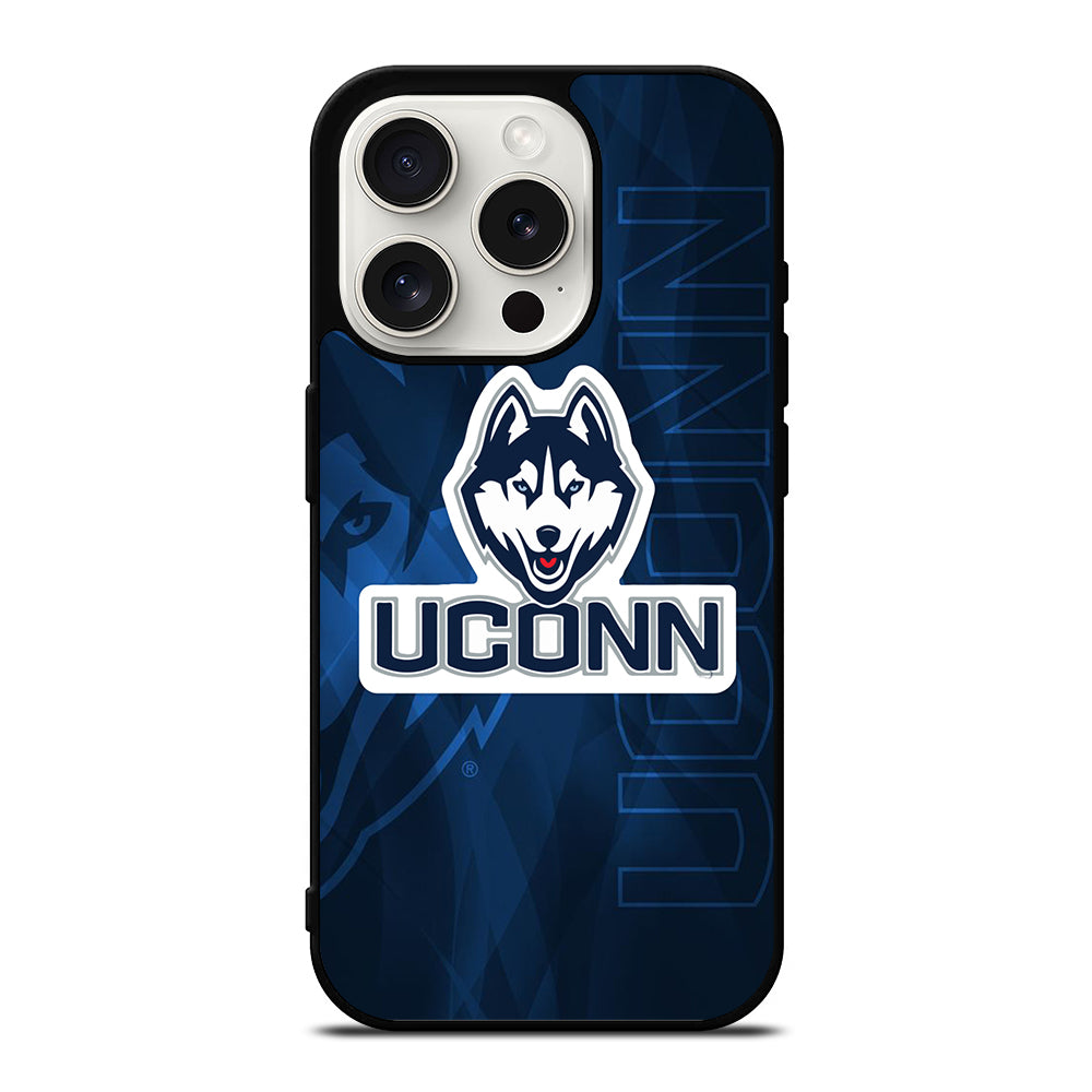 UCONN HUSKIES BASKETBALL LOGO LOGO 3 iPhone 15 Pro Case Cover