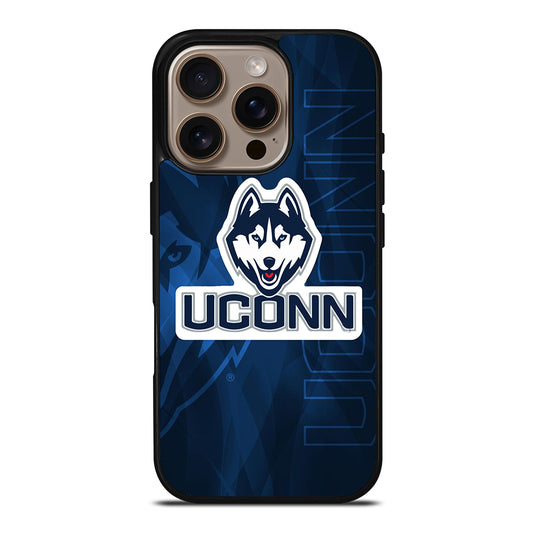 UCONN HUSKIES BASKETBALL LOGO LOGO 3 iPhone 16 Pro Case Cover