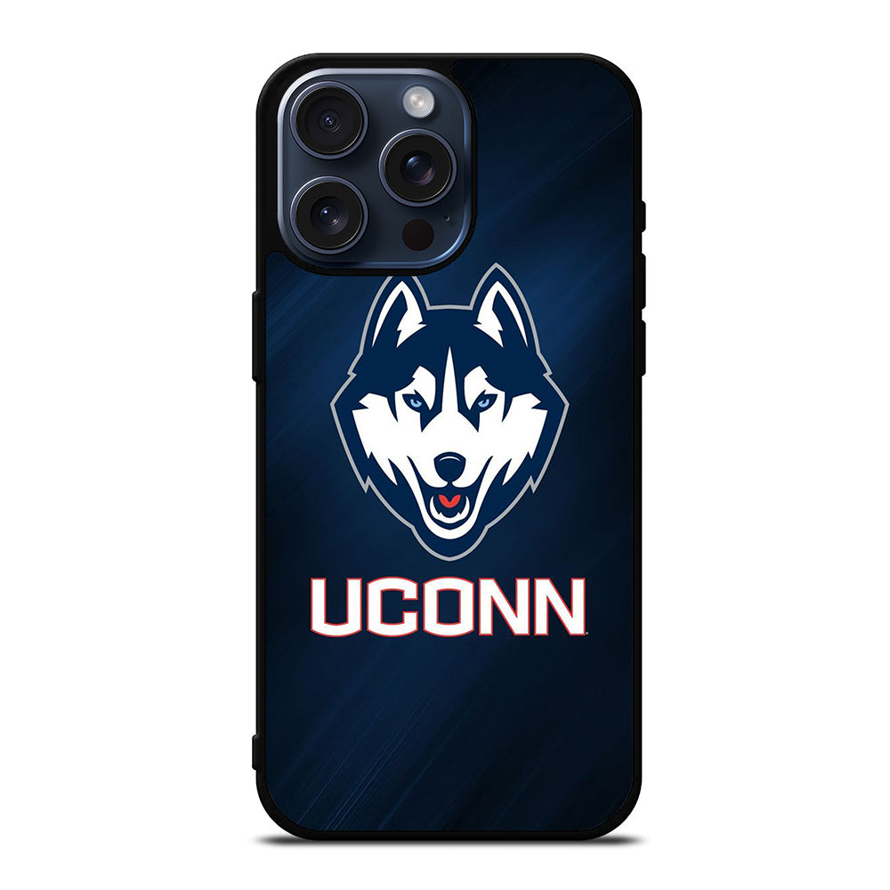 UCONN HUSKIES BASKETBALL LOGO NBA LOGO iPhone 15 Pro Max Case Cover