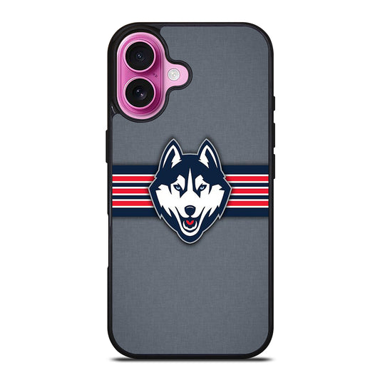 UCONN HUSKIES BASKETBALL LOGO NBA LOGO 2 iPhone 16 Plus Case Cover