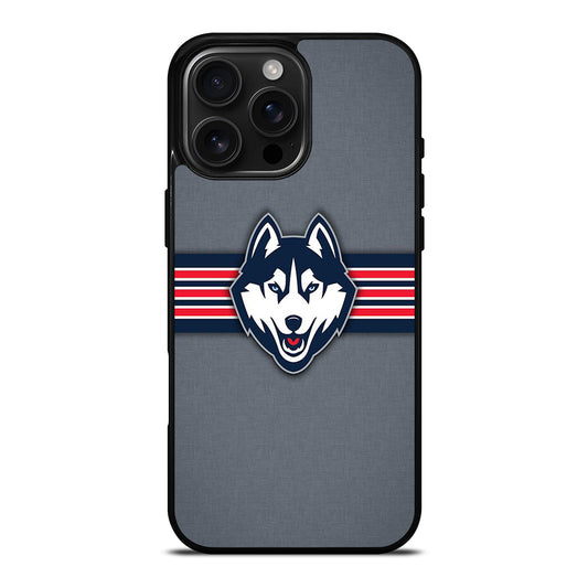 UCONN HUSKIES BASKETBALL LOGO NBA LOGO 2 iPhone 16 Pro Max Case Cover