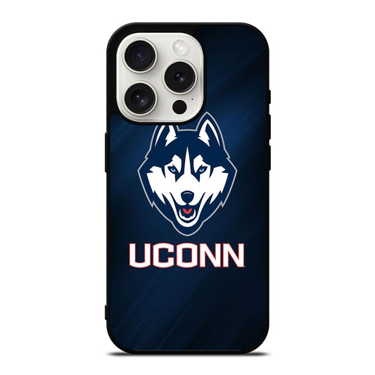 UCONN HUSKIES BASKETBALL LOGO NBA LOGO iPhone 15 Pro Case Cover