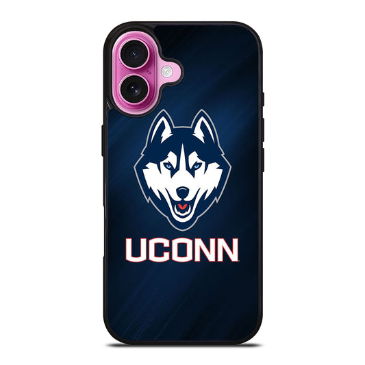 UCONN HUSKIES BASKETBALL LOGO NBA LOGO iPhone 16 Plus Case Cover