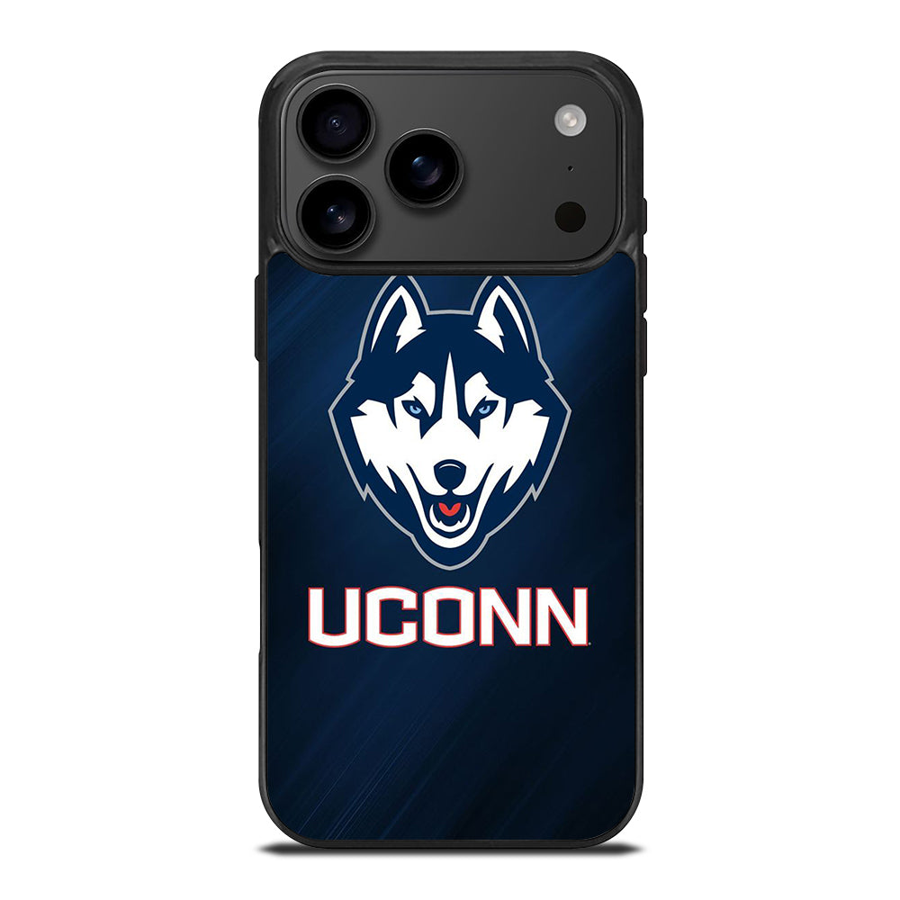 UCONN HUSKIES BASKETBALL LOGO NBA LOGO iPhone 17 Pro Max Case Cover