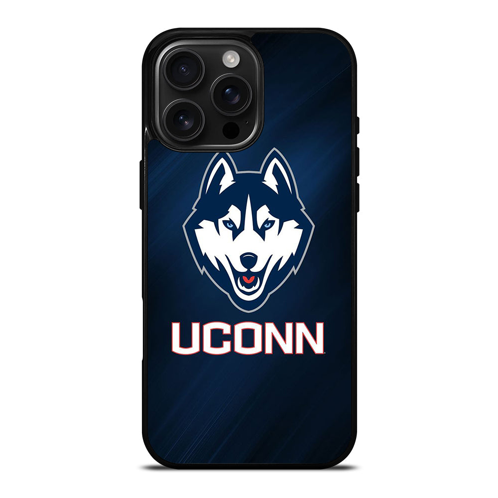 UCONN HUSKIES BASKETBALL LOGO NBA LOGO iPhone 16 Pro Max Case Cover