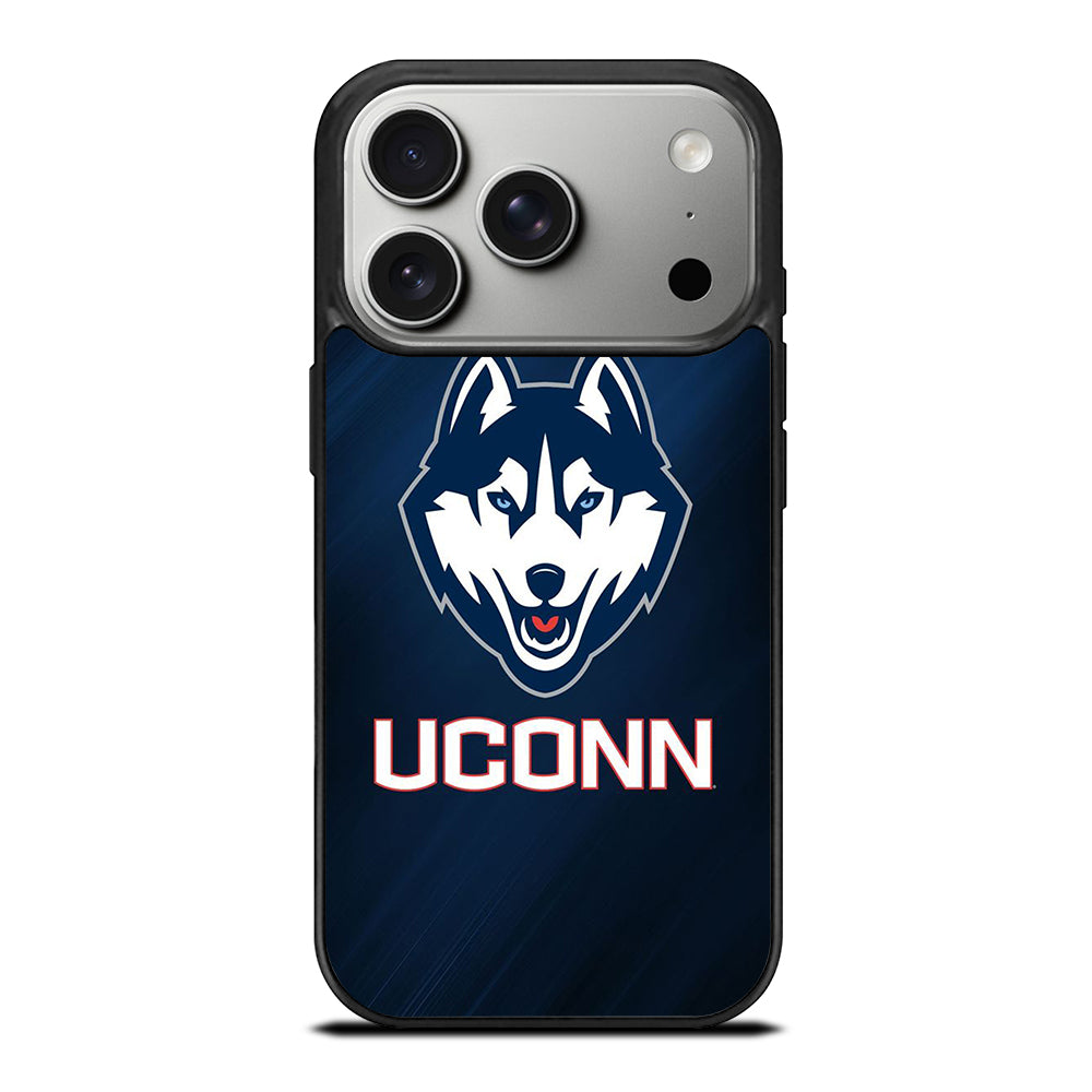 UCONN HUSKIES BASKETBALL LOGO NBA LOGO iPhone 17 Pro Case Cover