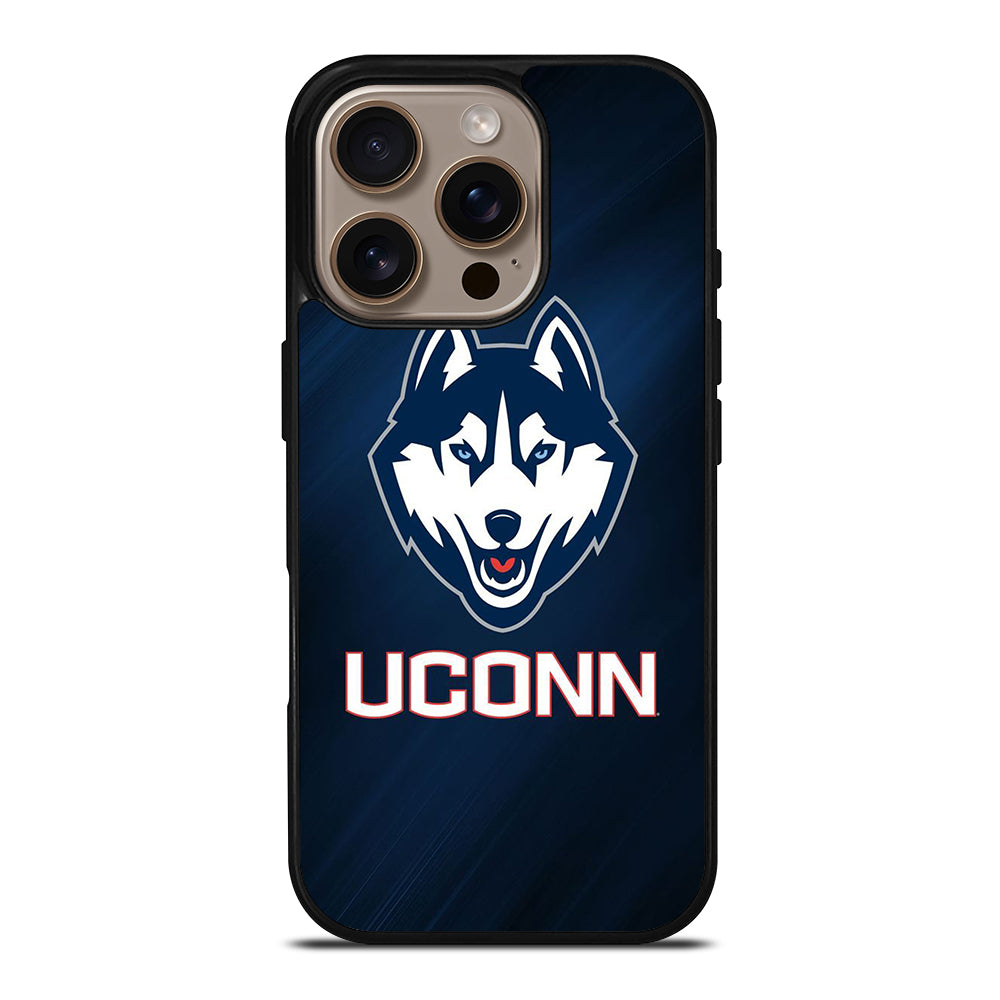 UCONN HUSKIES BASKETBALL LOGO NBA LOGO iPhone 16 Pro Case Cover